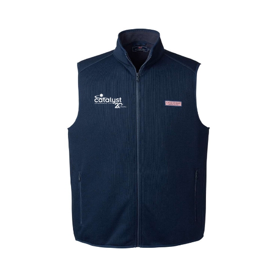 Picture of Vineyard Vines® Men's Mountain Sweater Fleece Vest