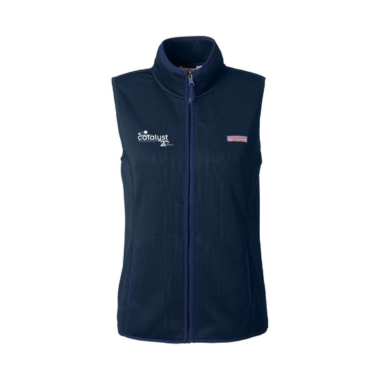 Picture of Vineyard Vines® Women's Mountain Sweater Fleece Vest